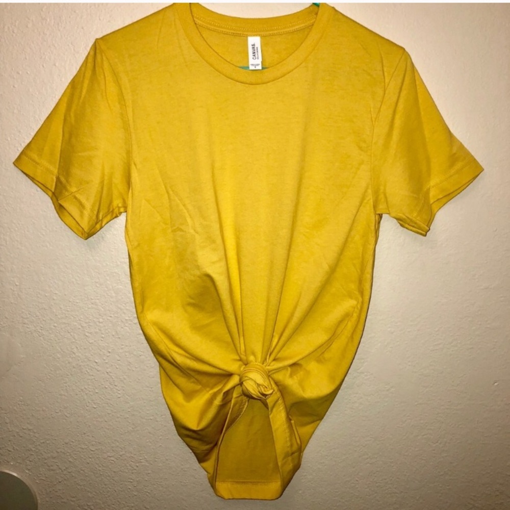 YELLOW LEFT!! Softest (Ring-Spun) Cotton Tee’s ✨